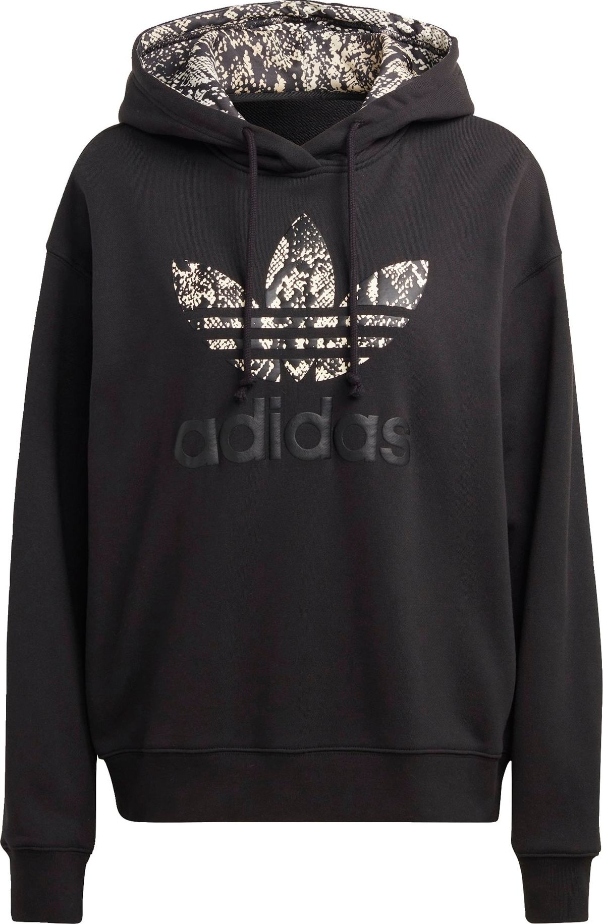 ADIDAS ORIGINALS Mikina béžová / černá