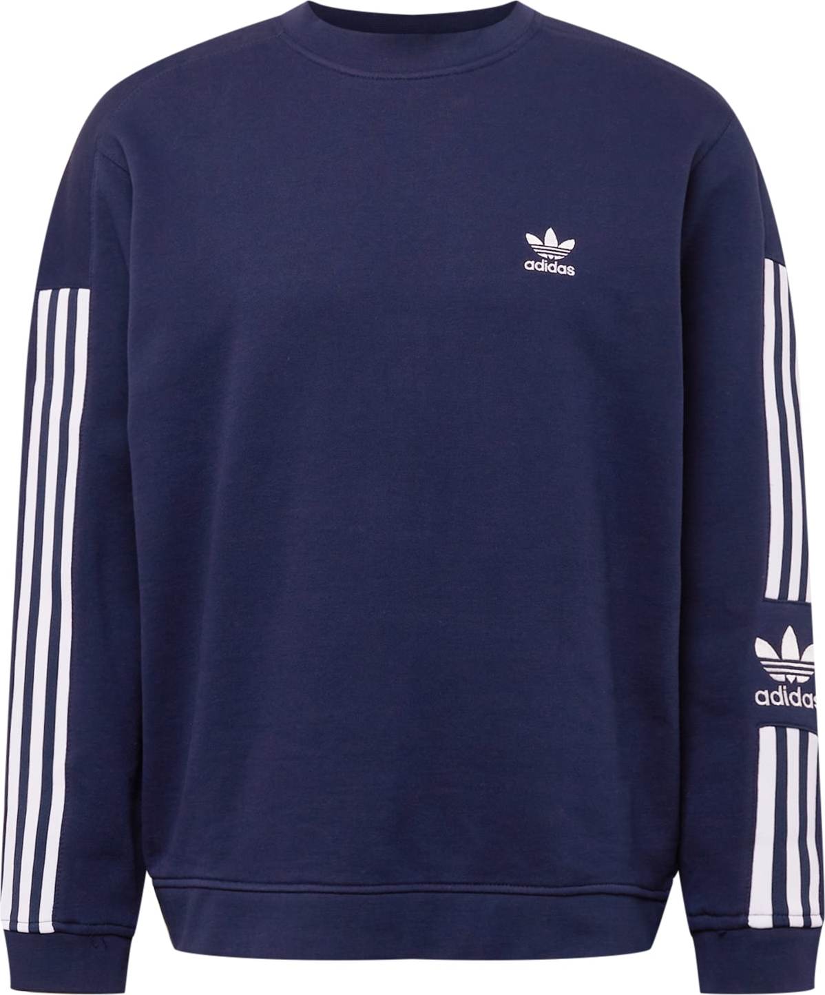 ADIDAS ORIGINALS Mikina námořnická modř / bílá