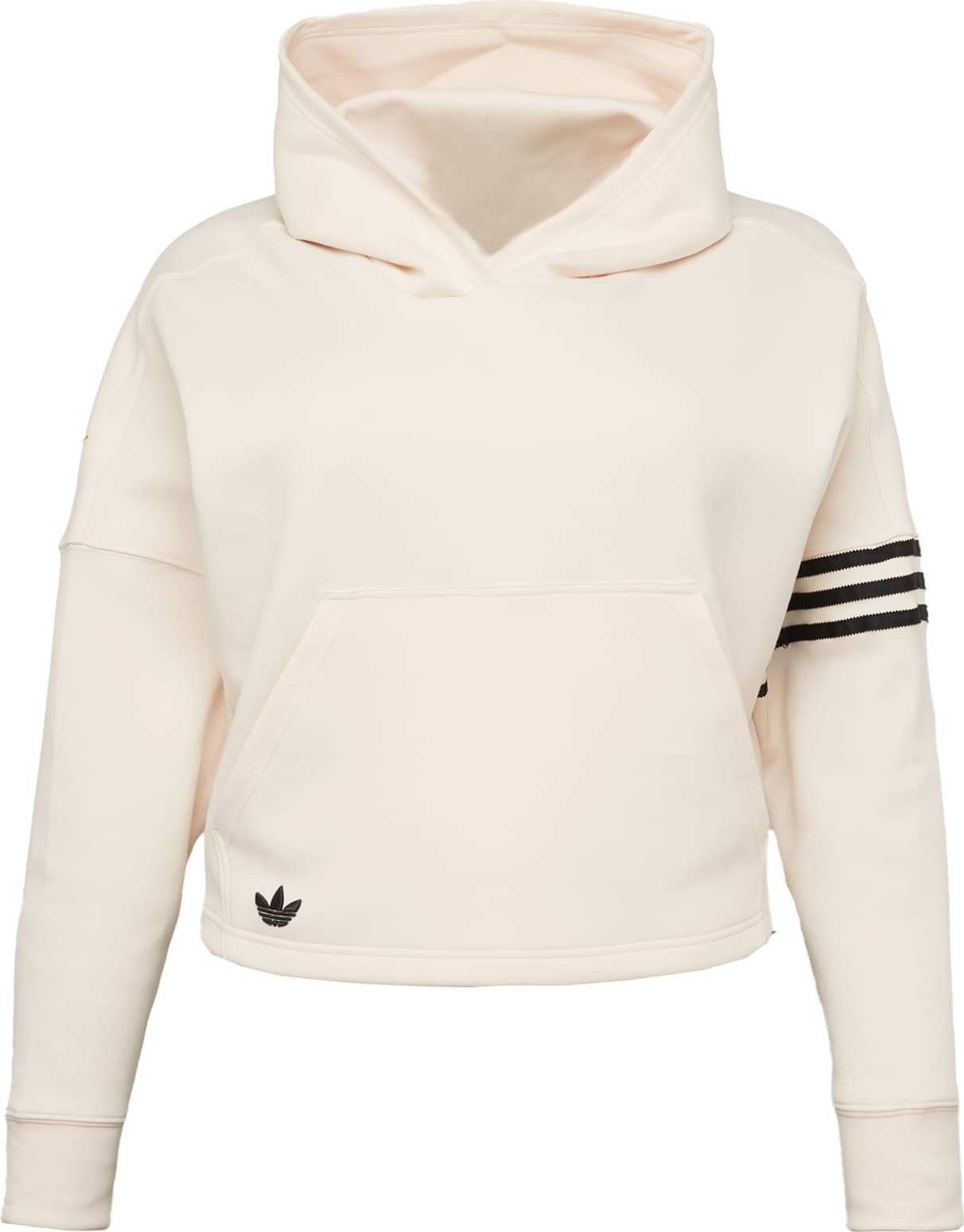 ADIDAS ORIGINALS Mikina světle béžová / černá