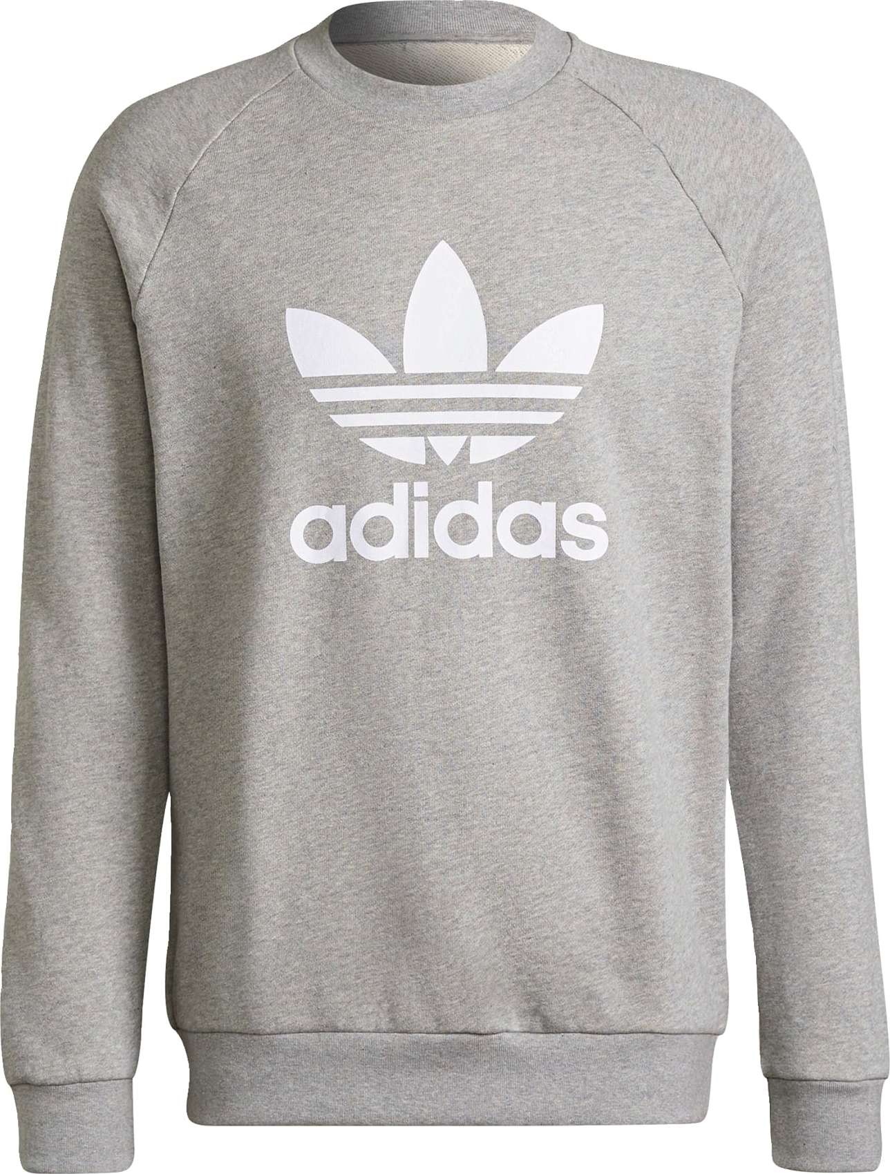 ADIDAS ORIGINALS Mikina šedý melír / bílá