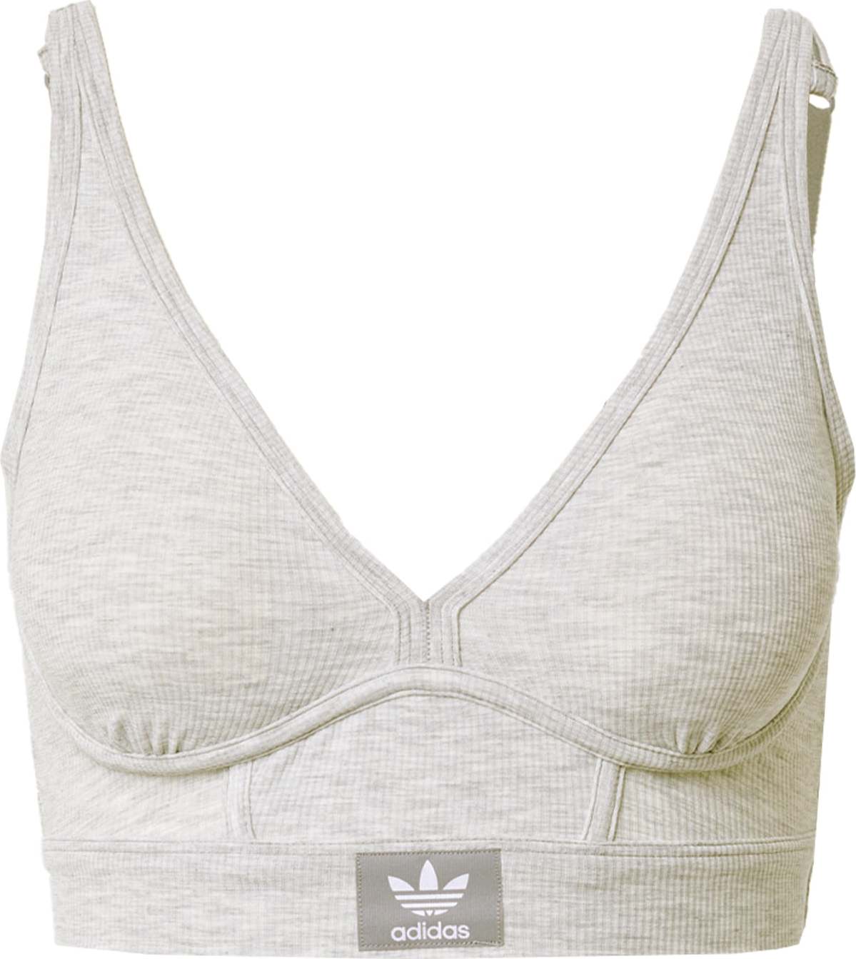 ADIDAS ORIGINALS Podprsenka šedý melír