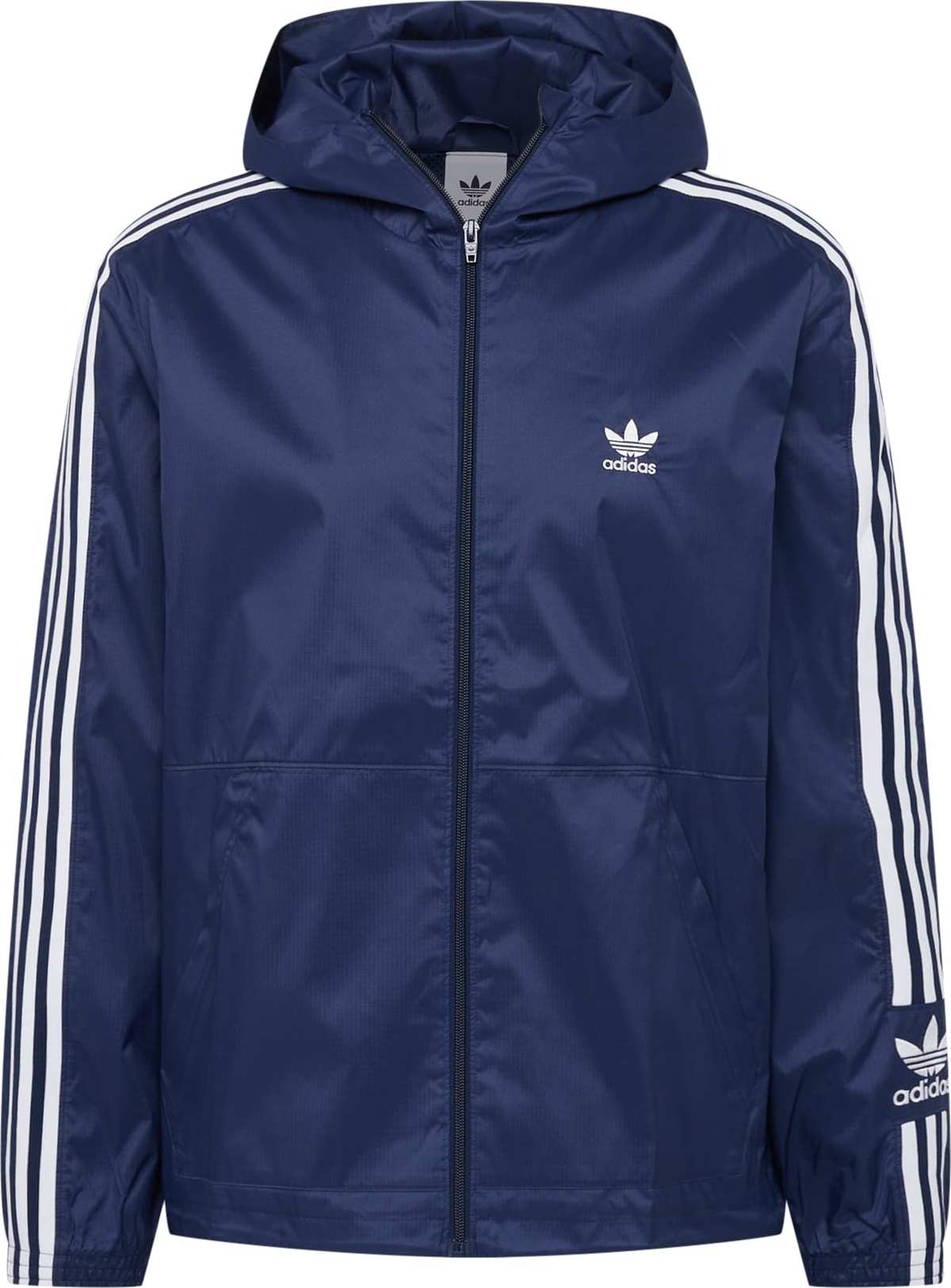 ADIDAS ORIGINALS Přechodná bunda tmavě modrá / bílá