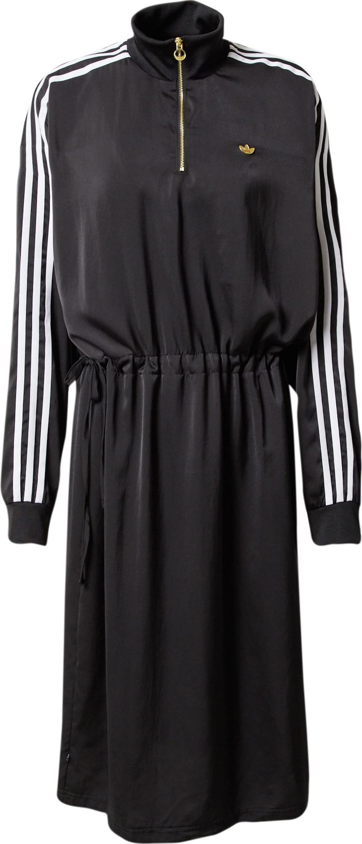 ADIDAS ORIGINALS Šaty černá / bílá