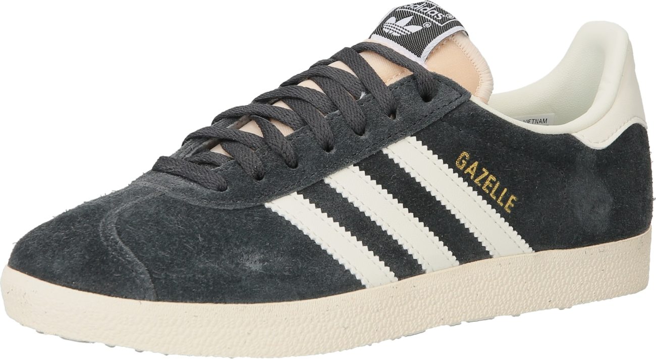 ADIDAS ORIGINALS Tenisky 'Gazelle' béžová / zlatá / šedá / offwhite