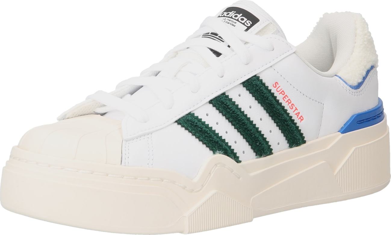 ADIDAS ORIGINALS Tenisky 'SUPERSTAR BONEGA' modrá / jedle / červená / bílá