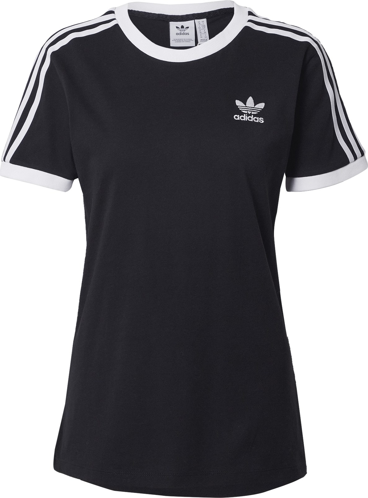 ADIDAS ORIGINALS Tričko černá / bílá