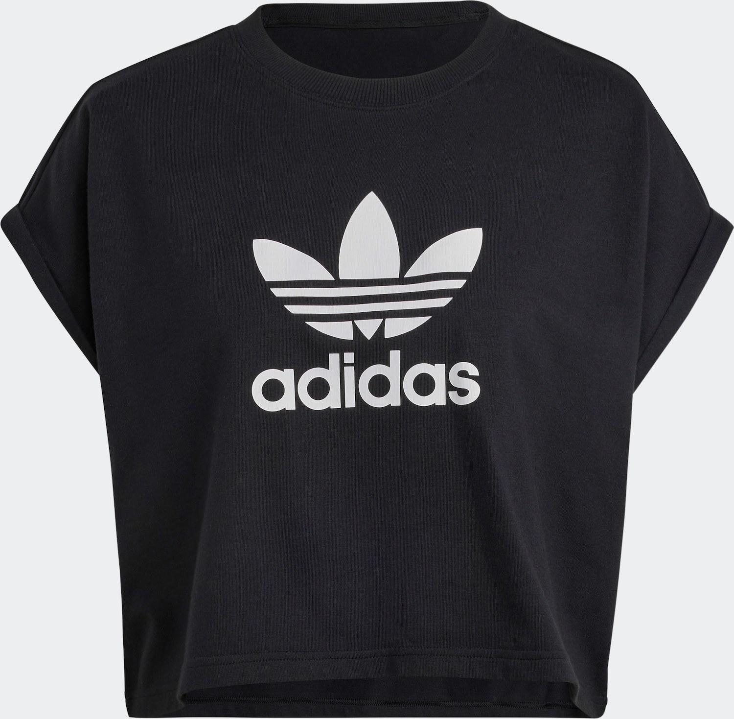 ADIDAS ORIGINALS Tričko černá / bílá