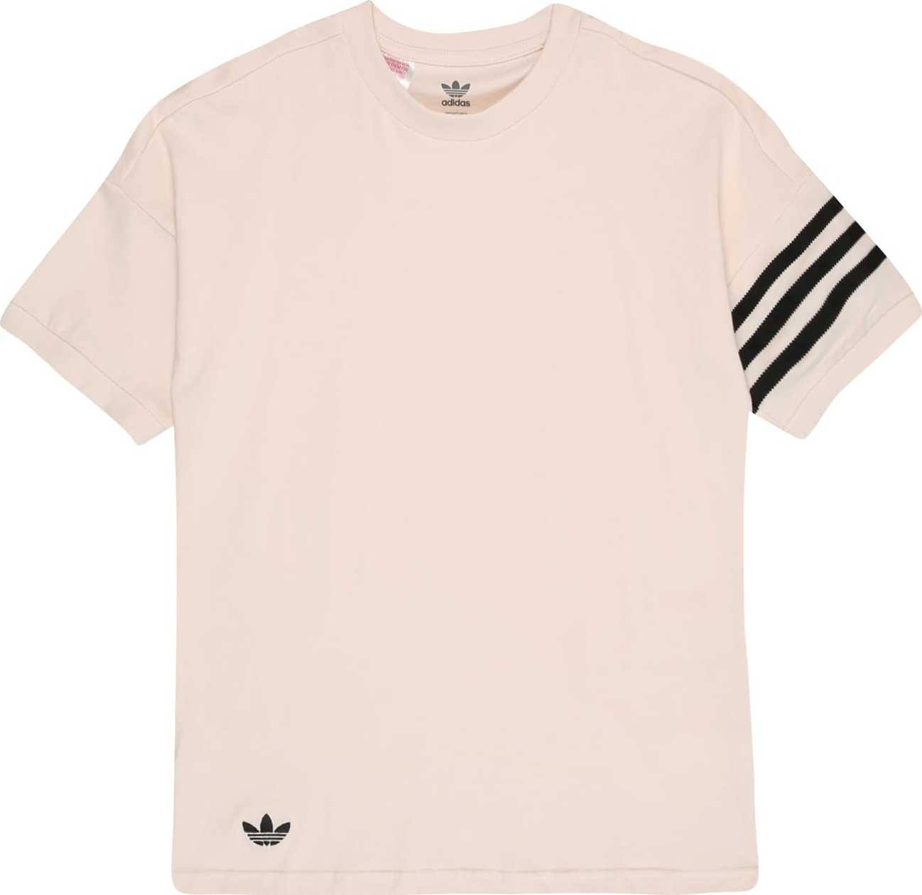 ADIDAS ORIGINALS Tričko růžová / bílá