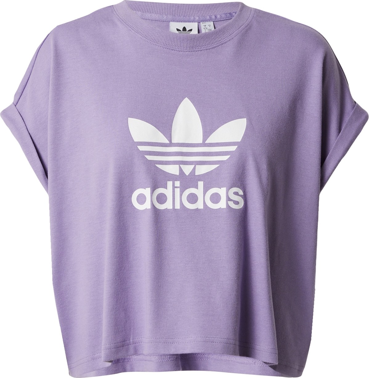 ADIDAS ORIGINALS Tričko fialová / bílá