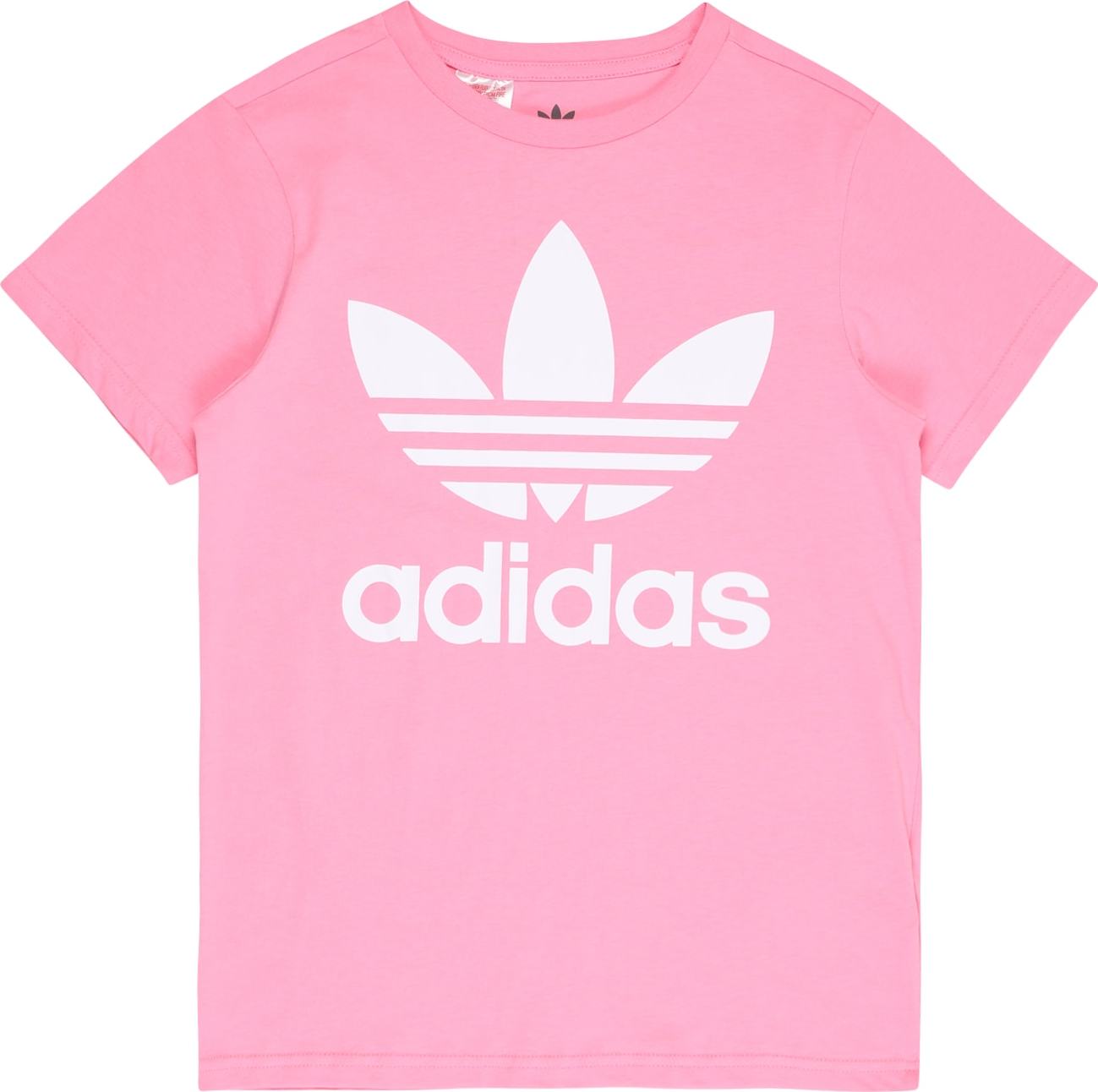 ADIDAS ORIGINALS Tričko světle růžová / bílá