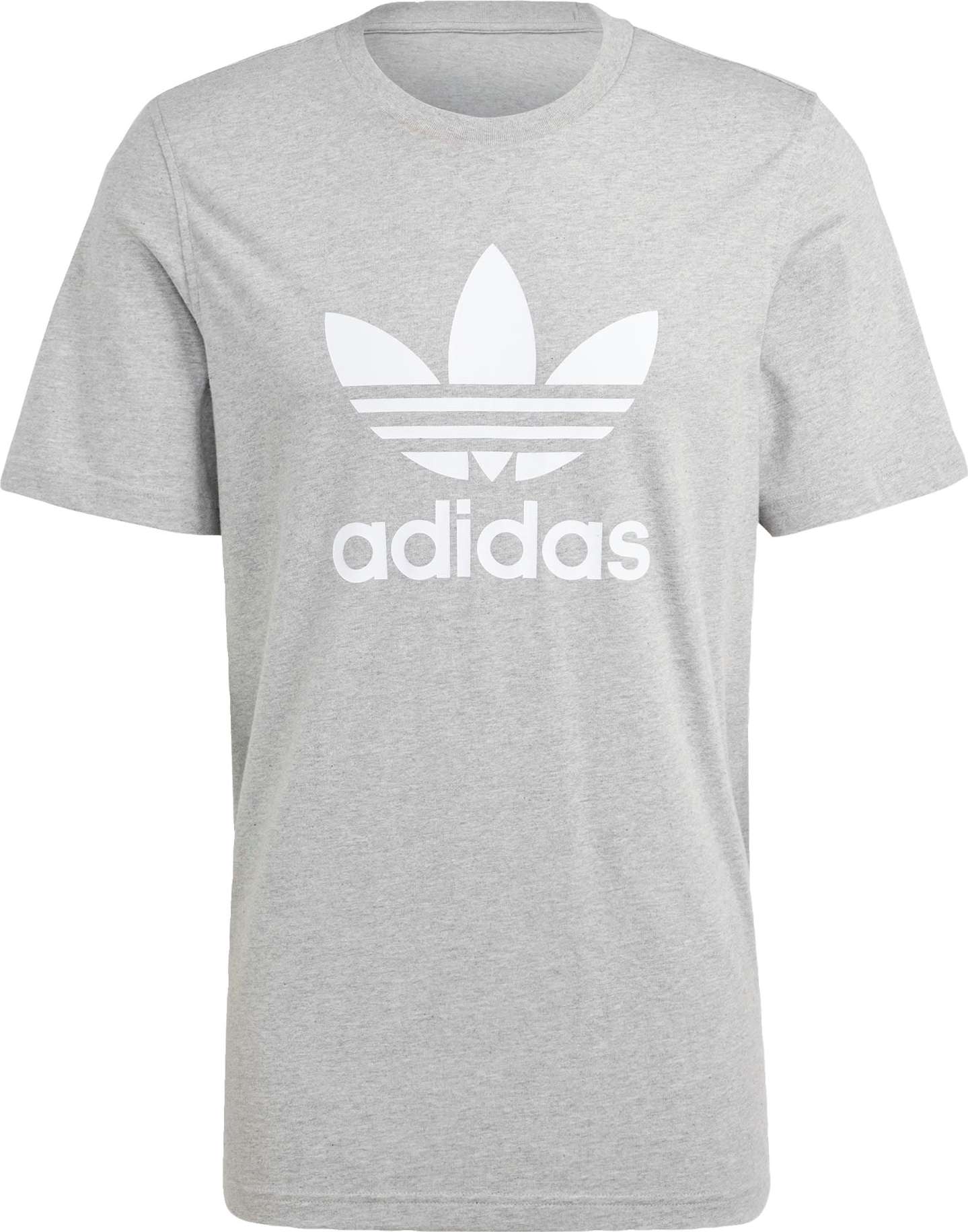 ADIDAS ORIGINALS Tričko šedý melír / bílá