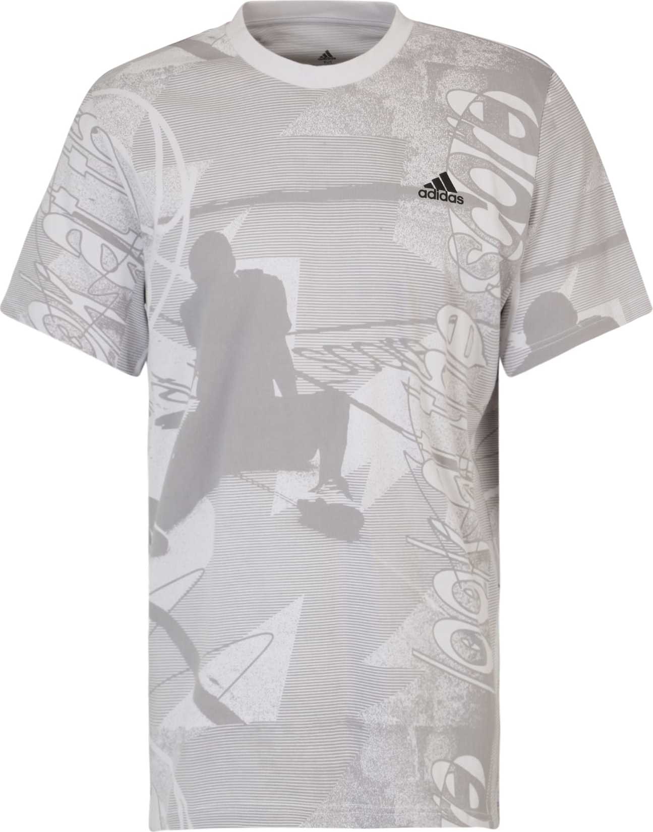 ADIDAS SPORTSWEAR Funkční tričko 'IGNITE' šedá / světle šedá