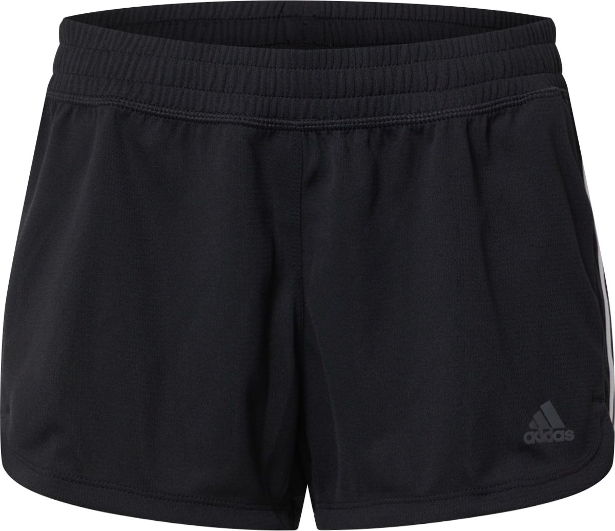 ADIDAS SPORTSWEAR Sportovní kalhoty černá / bílá