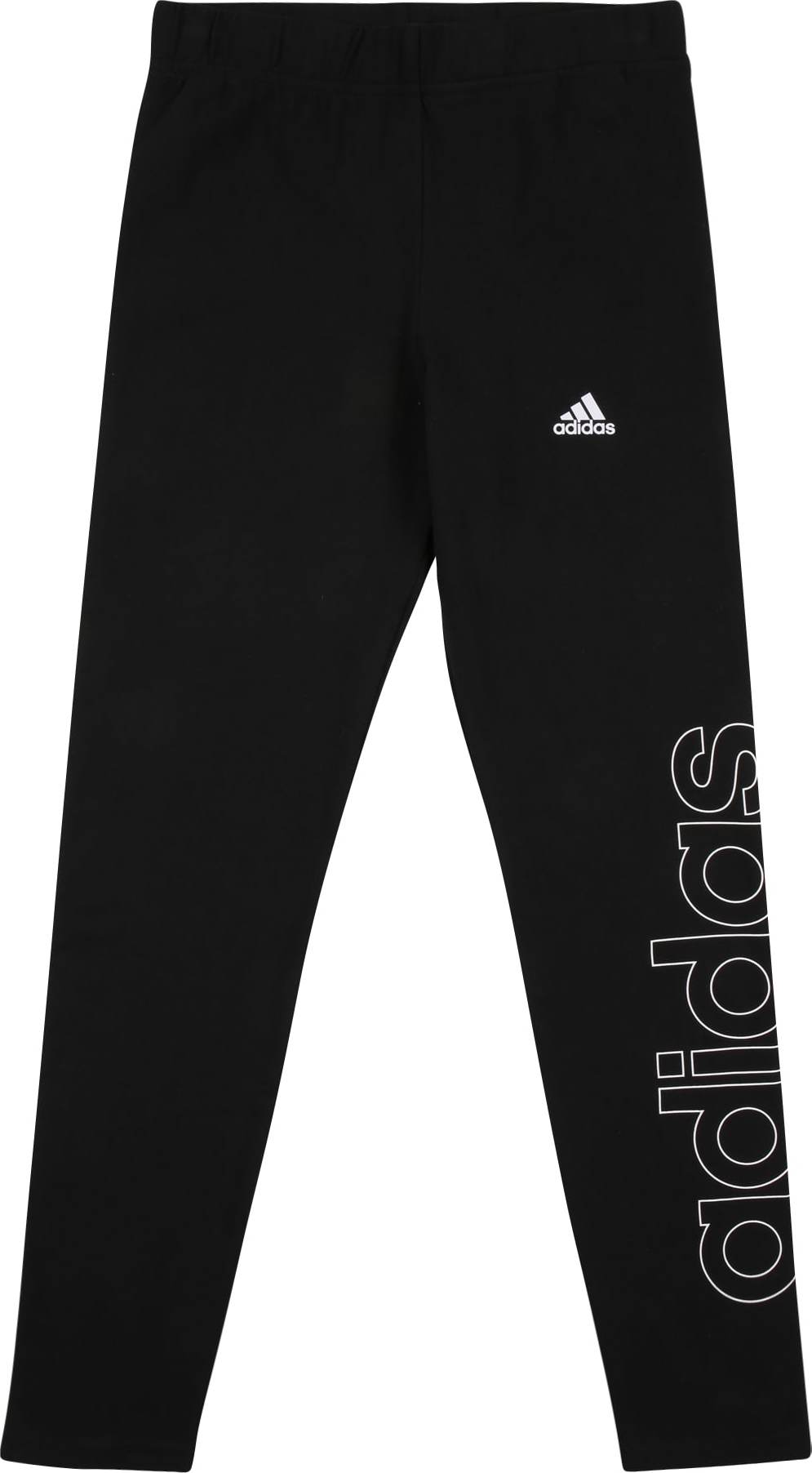 ADIDAS SPORTSWEAR Sportovní kalhoty černá / bílá