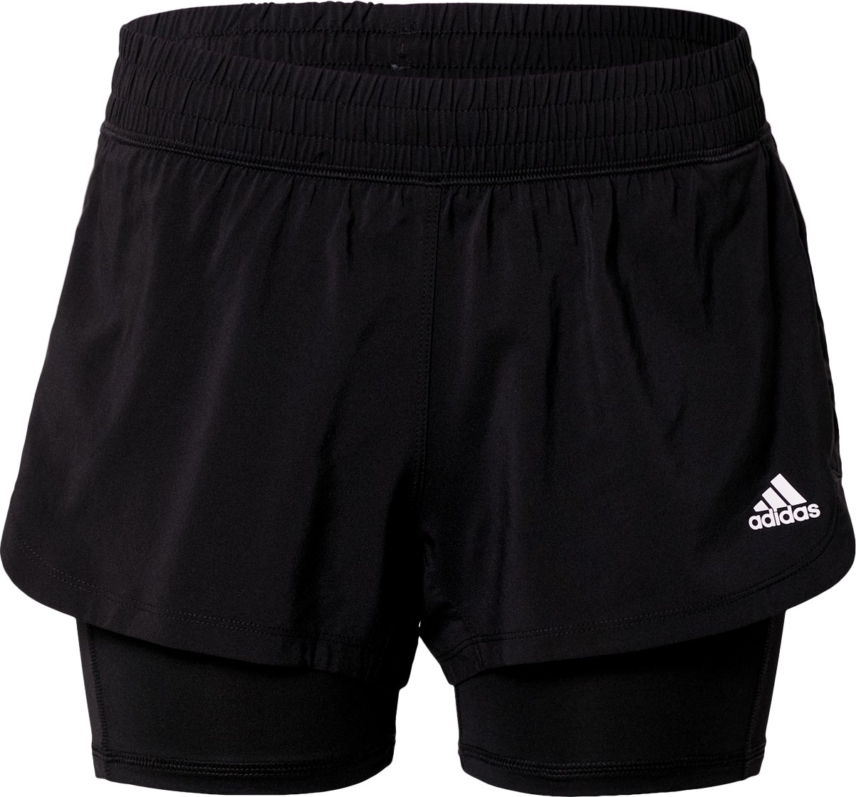 ADIDAS SPORTSWEAR Sportovní kalhoty 'PACER' černá / bílá