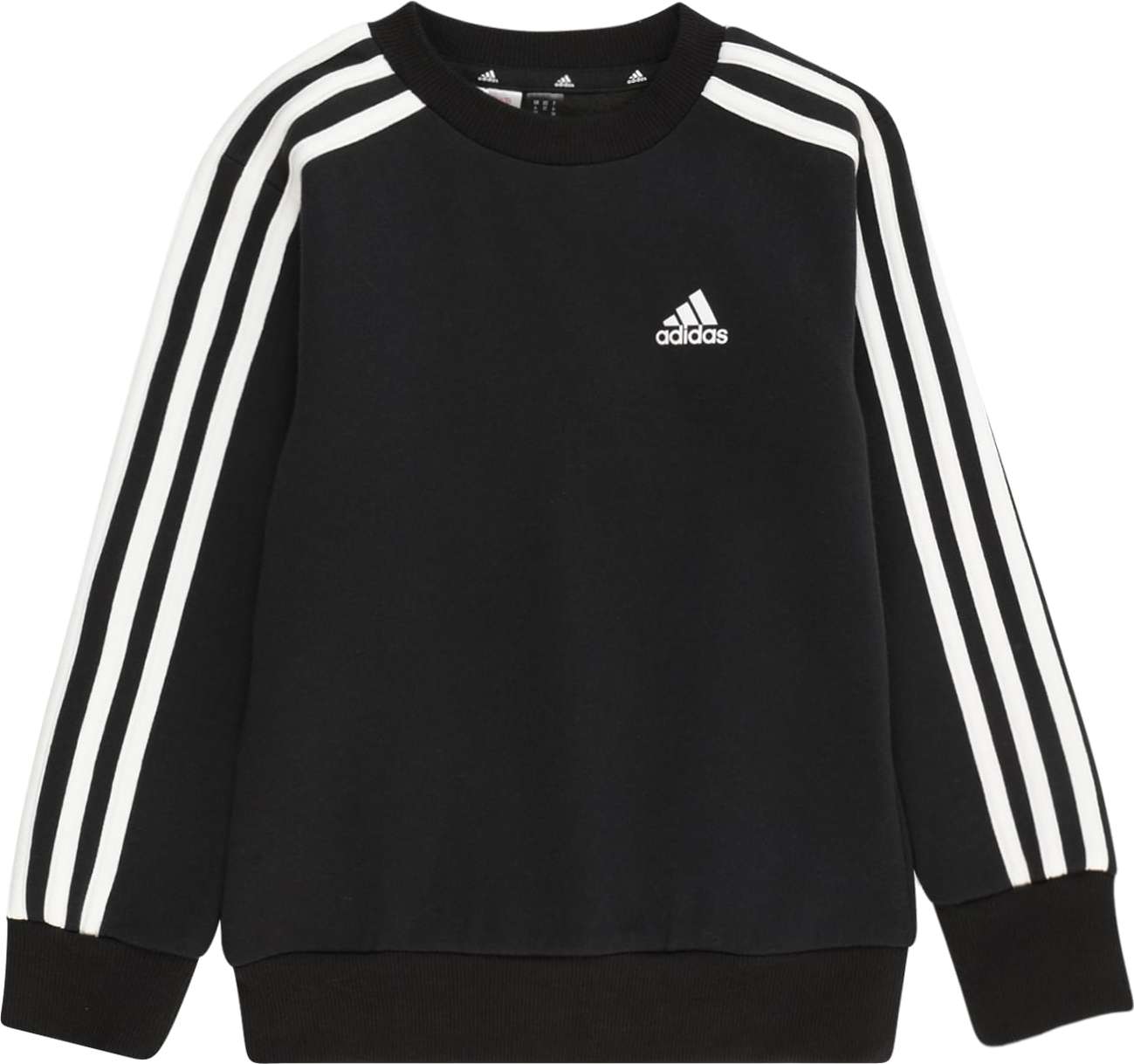 ADIDAS SPORTSWEAR Sportovní mikina černá / bílá