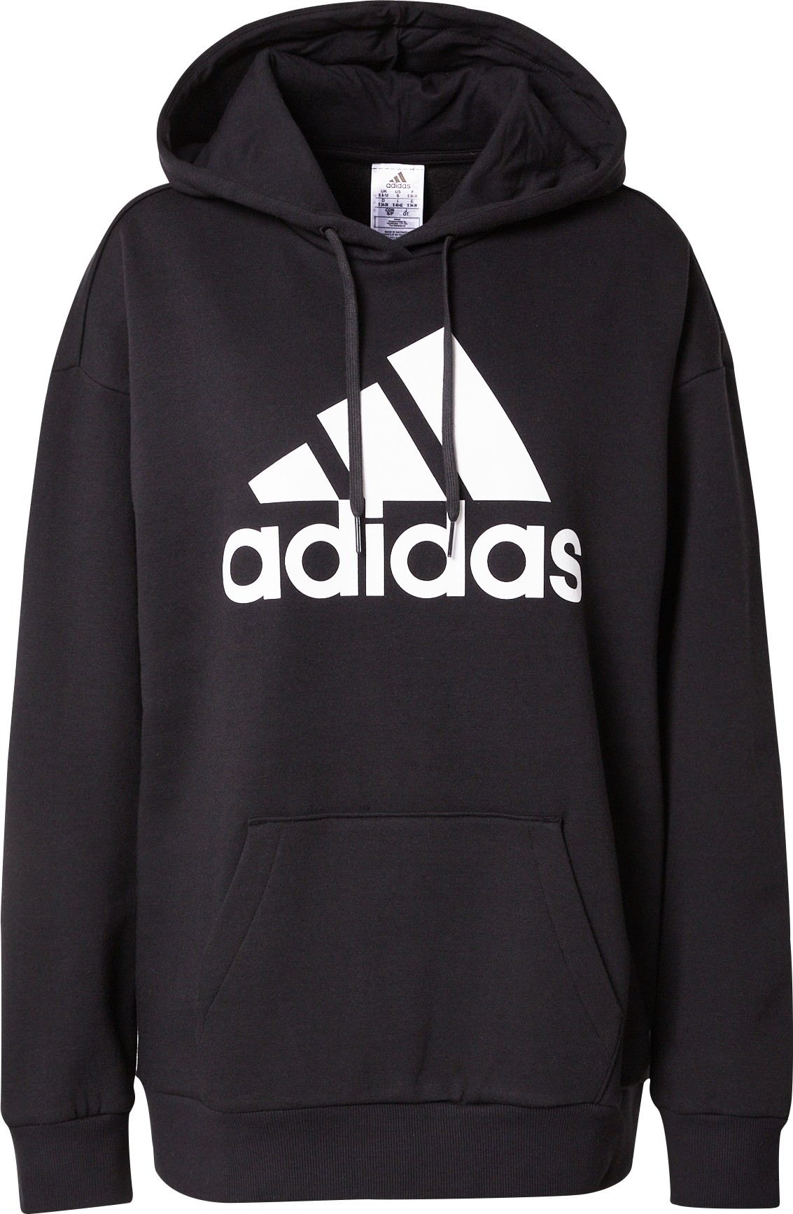 ADIDAS SPORTSWEAR Sportovní mikina černá / bílá