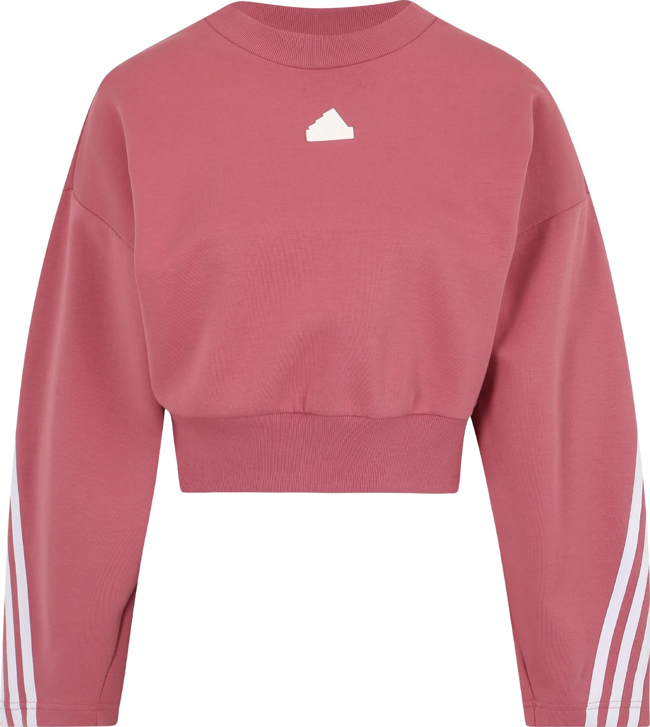 ADIDAS SPORTSWEAR Sportovní mikina starorůžová / bílá