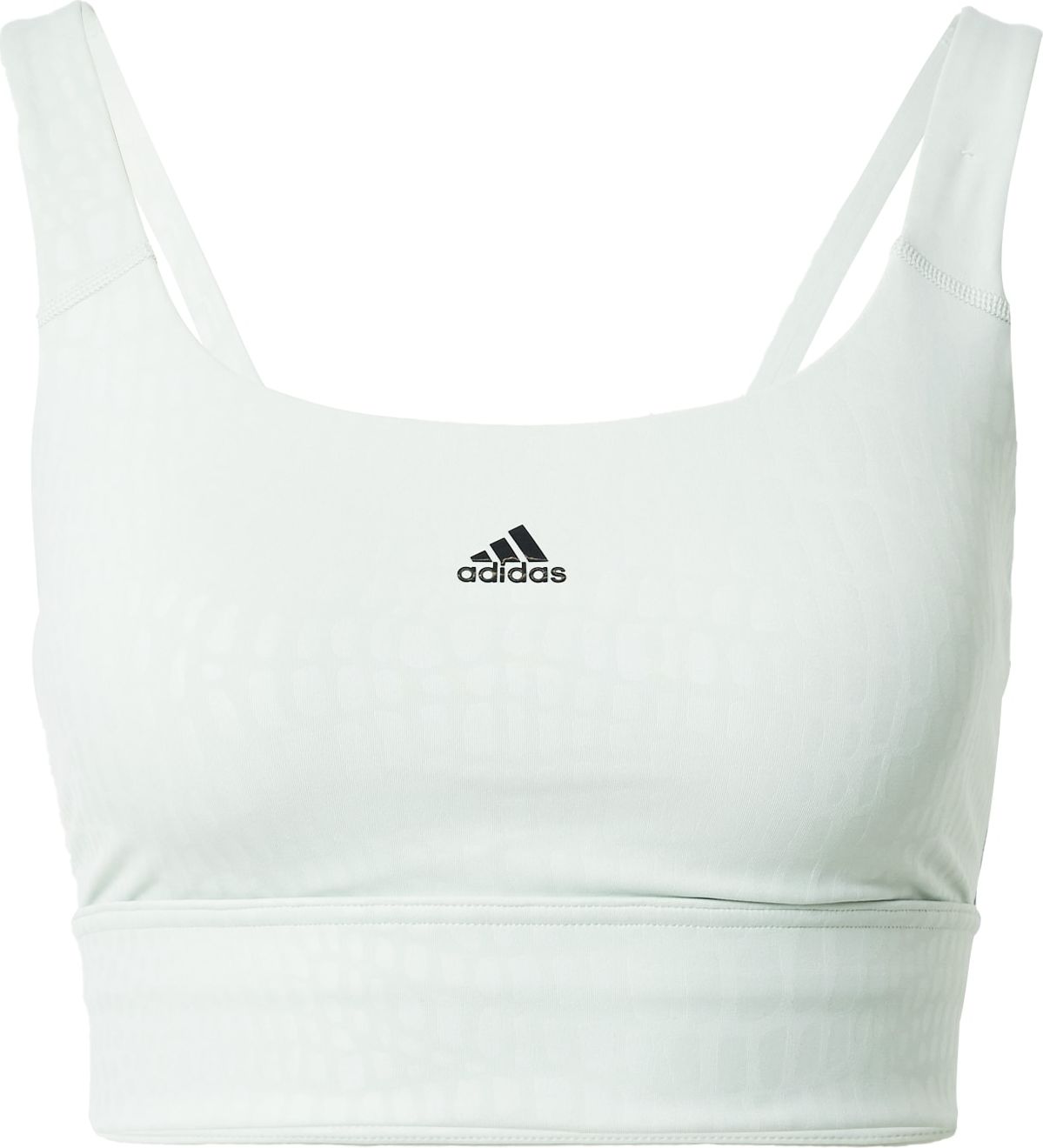 ADIDAS SPORTSWEAR Sportovní podprsenka pastelově zelená / černá