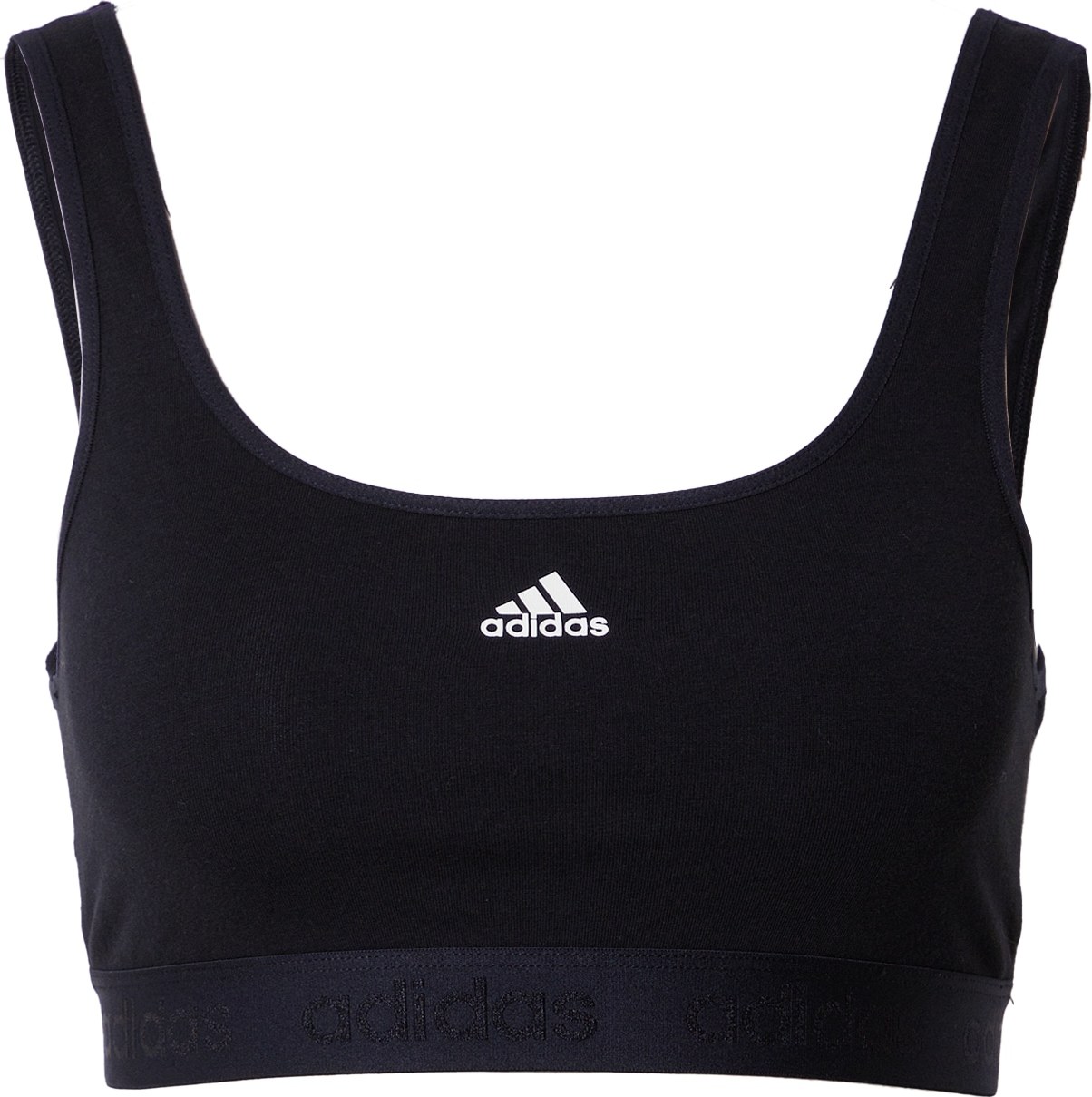 ADIDAS SPORTSWEAR Podprsenka černá / bílá