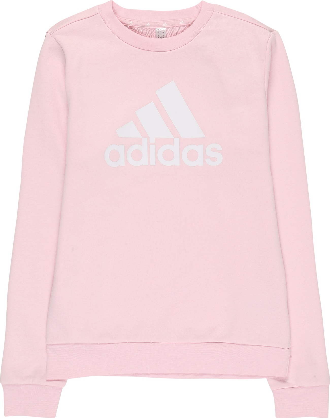 ADIDAS SPORTSWEAR Sportovní mikina světle růžová / bílá