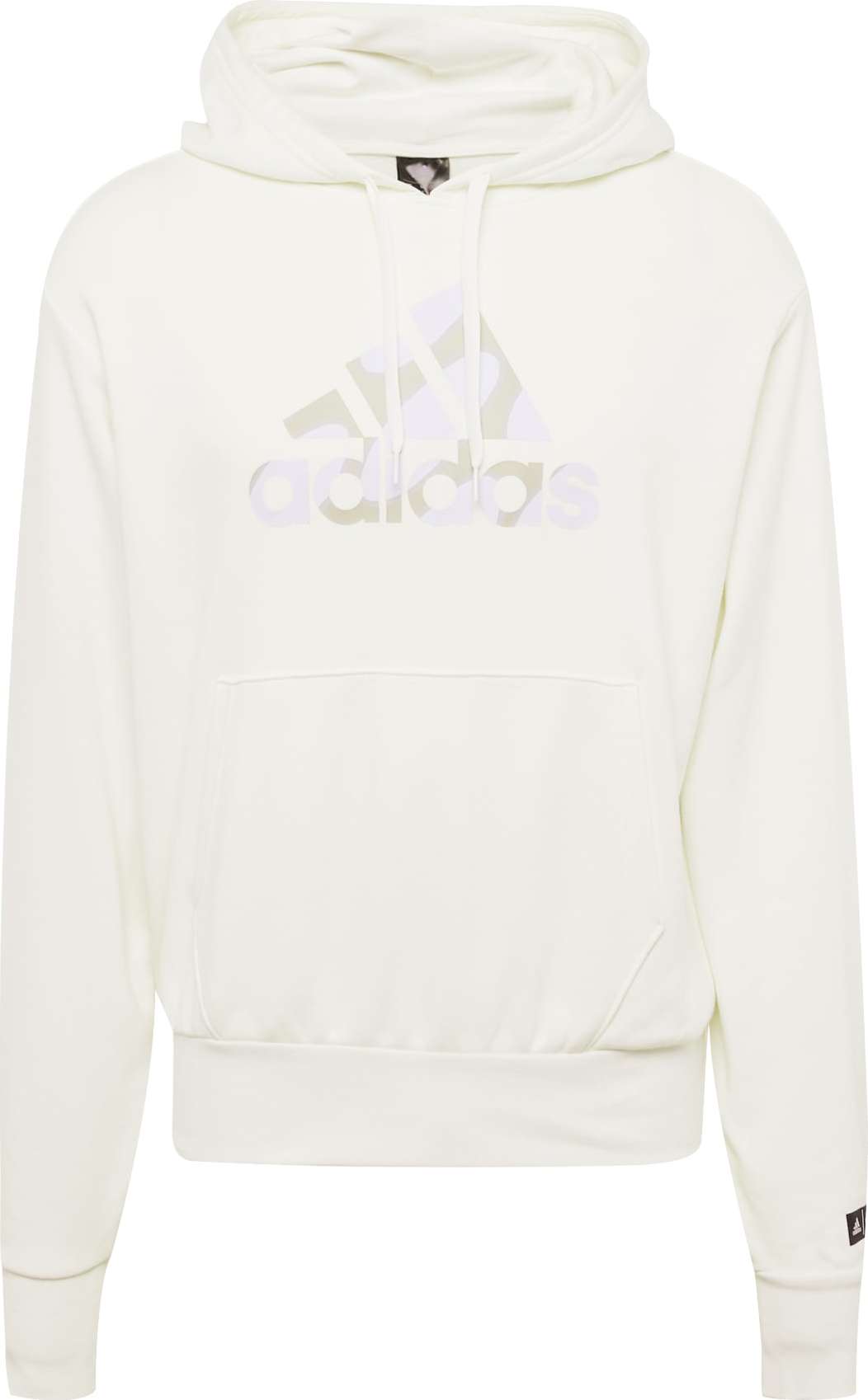 ADIDAS SPORTSWEAR Sportovní mikina světlemodrá / šedobéžová / bílá