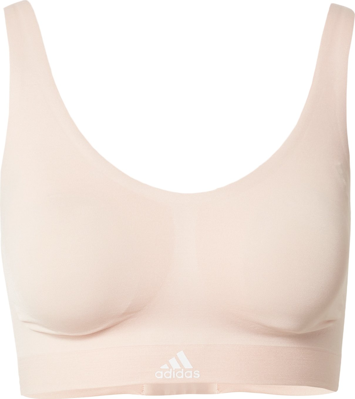 ADIDAS SPORTSWEAR Sportovní podprsenka růžová / bílá