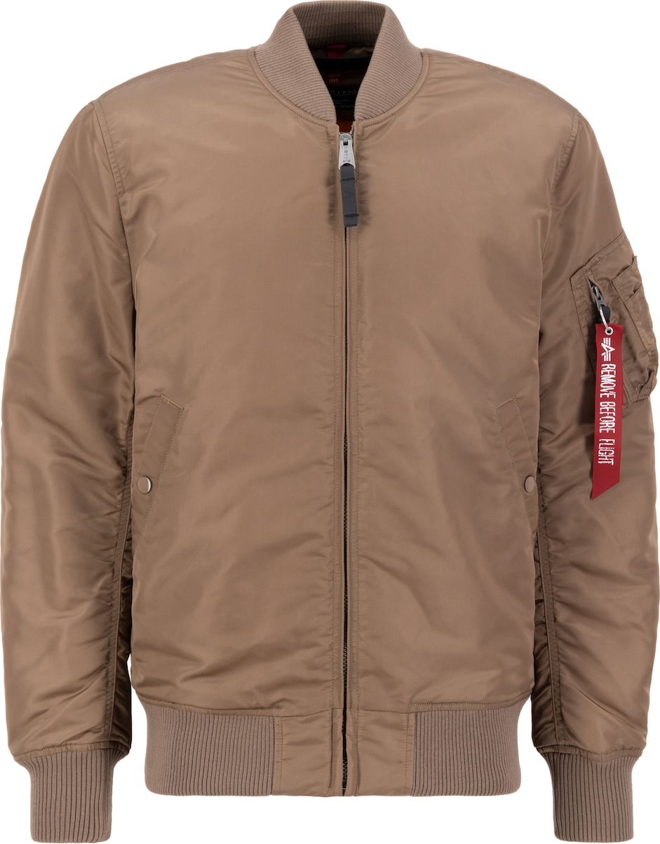 ALPHA INDUSTRIES Přechodná bunda šedobéžová