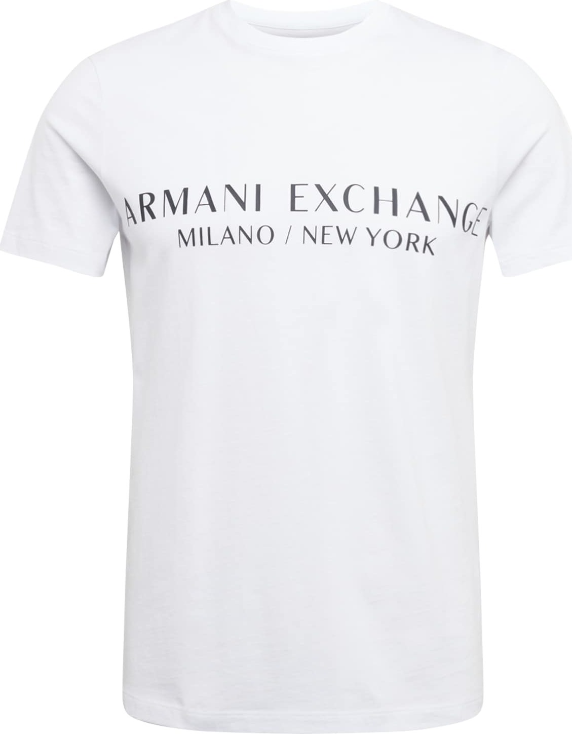 ARMANI EXCHANGE Tričko černá / bílá