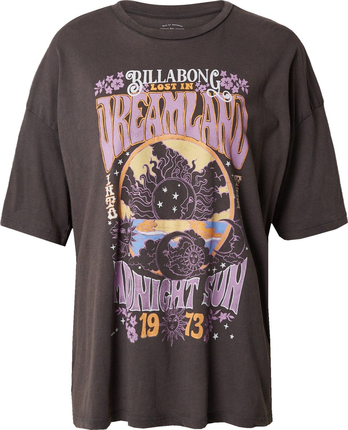 BILLABONG Tričko 'DREAMLAND' oranžová / světle růžová / černá / bílá