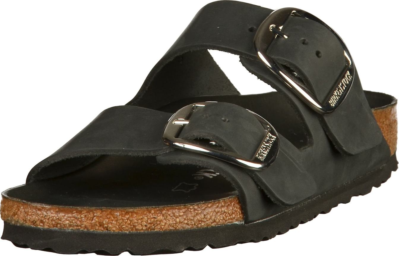 BIRKENSTOCK Pantofle 'Arizona Big Buckle' černá