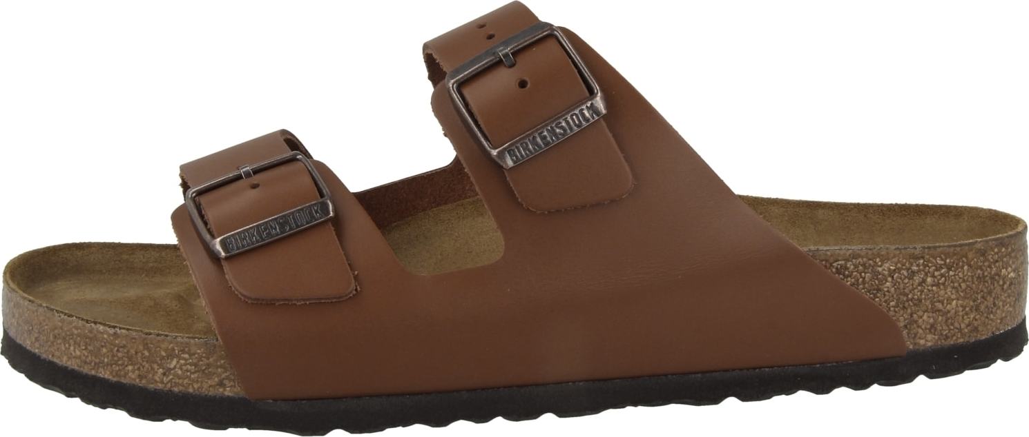 BIRKENSTOCK Pantofle hnědá