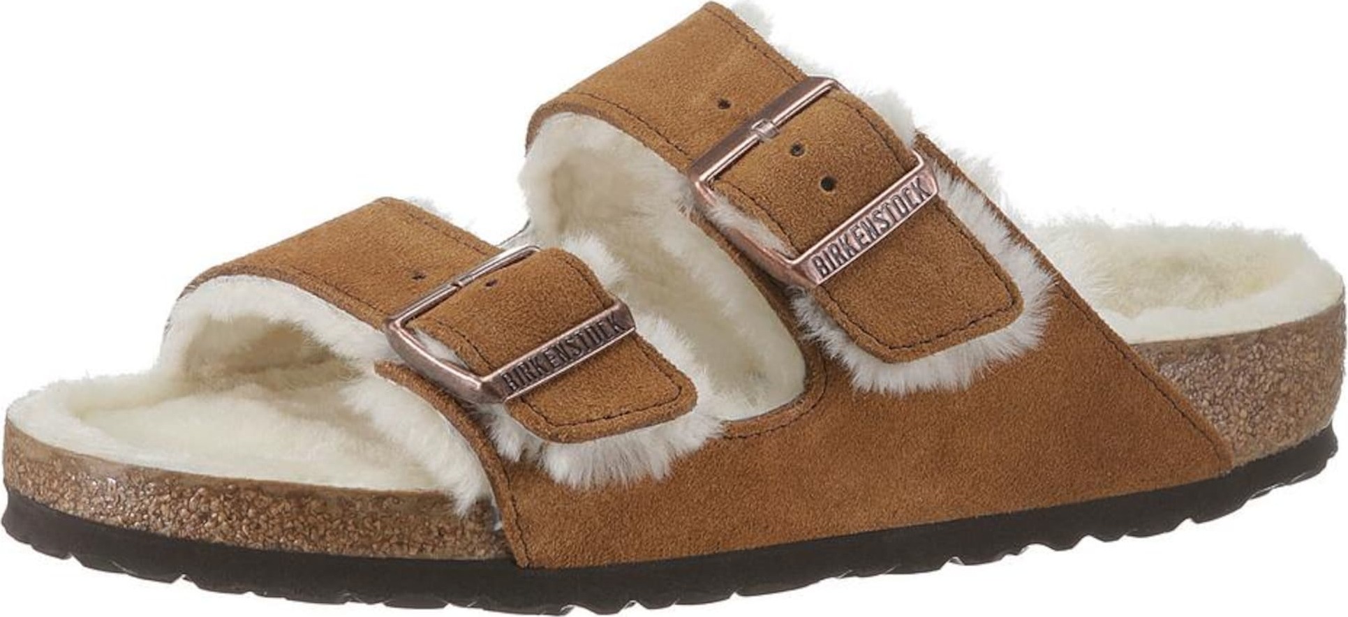 BIRKENSTOCK Pantofle 'Arizona' hnědá