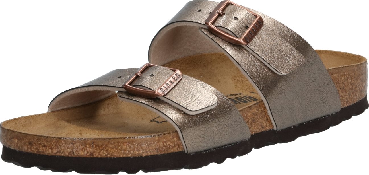 BIRKENSTOCK Pantofle 'Sydney S' bronzová