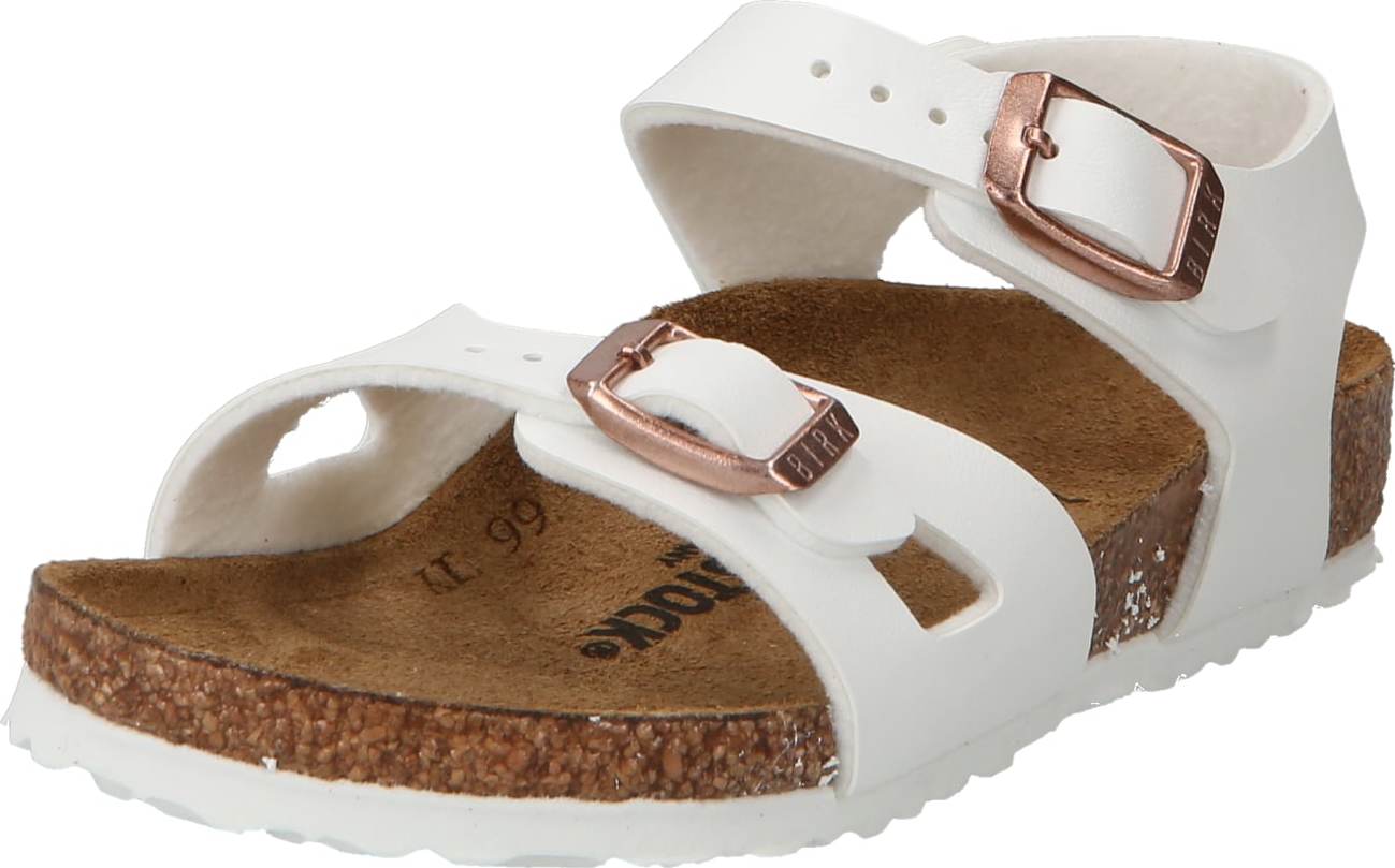 BIRKENSTOCK Sandály 'Rio' bílá