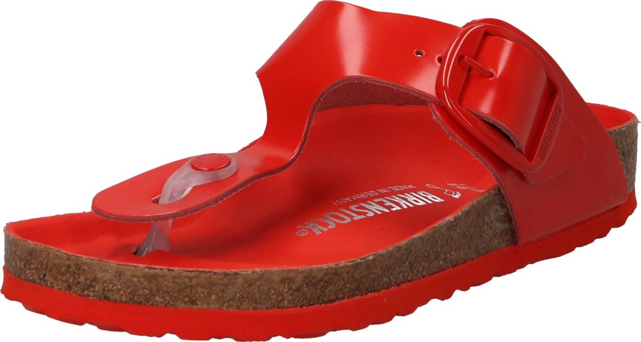 BIRKENSTOCK Žabky 'Gizeh' červená