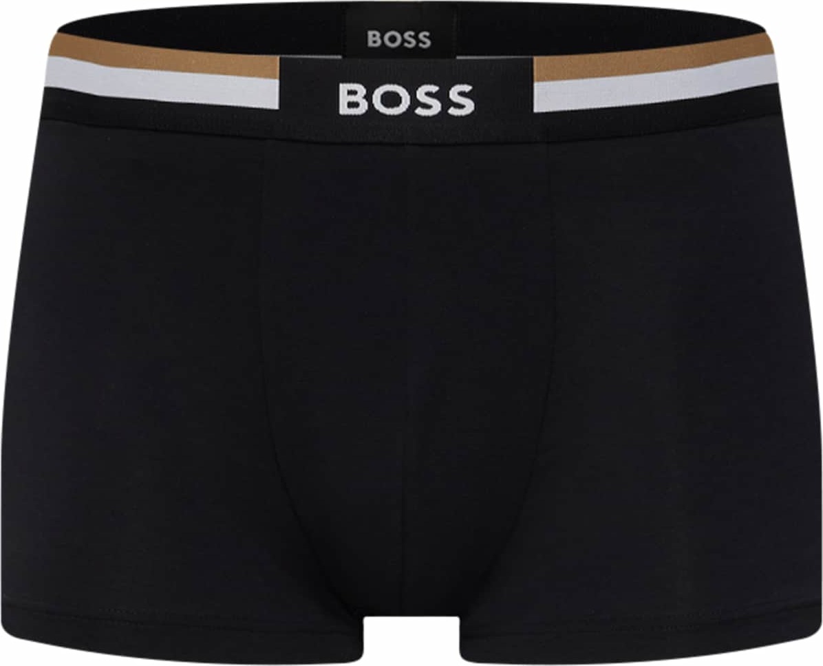 BOSS Black Boxerky 'Motion' karamelová / černá / bílá