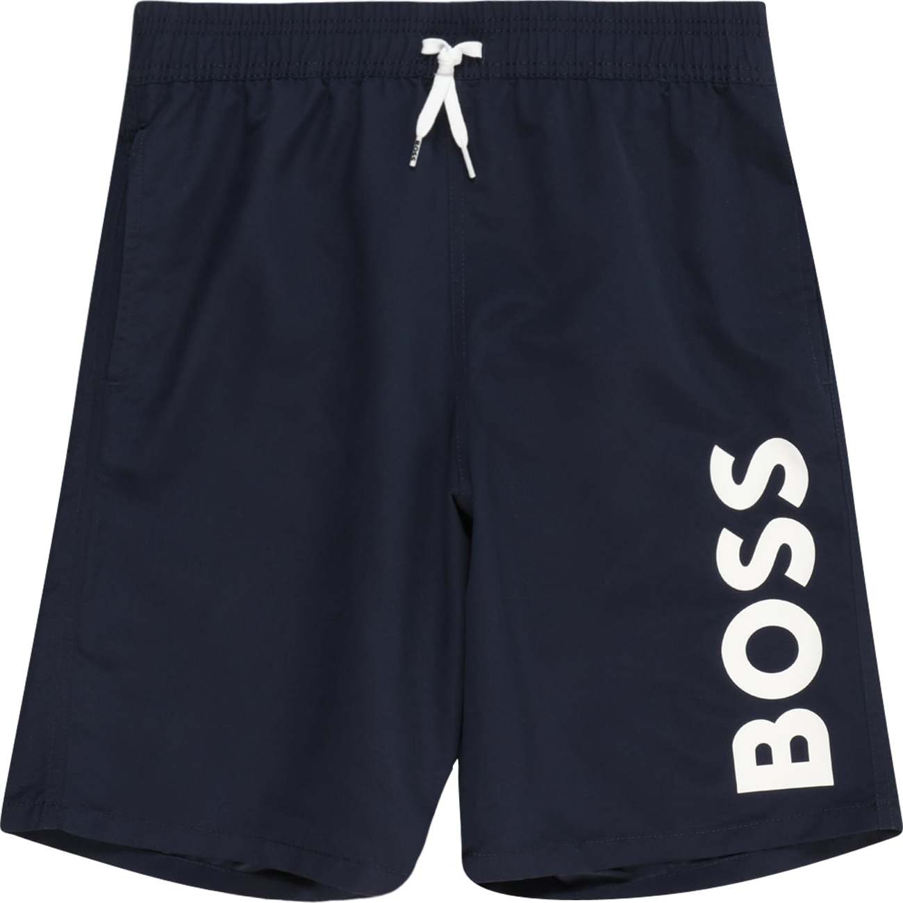 BOSS Kidswear Plavecké šortky marine modrá / offwhite