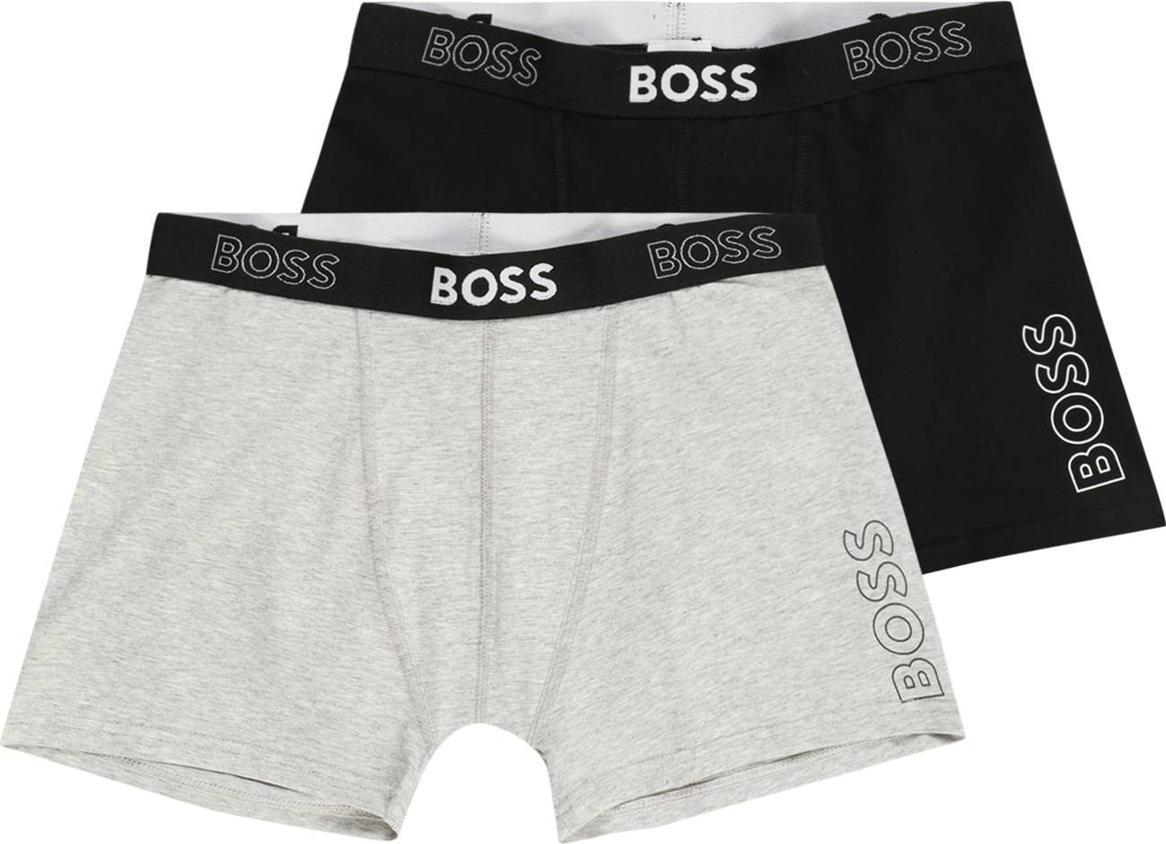 BOSS Kidswear Spodní prádlo světle šedá / černá / bílá