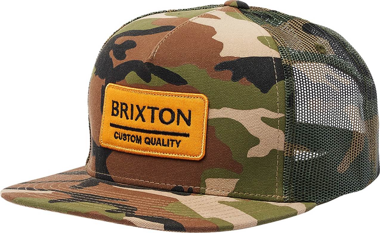 Brixton Kšiltovka 'PALMER' béžová / hnědá / žlutá / khaki