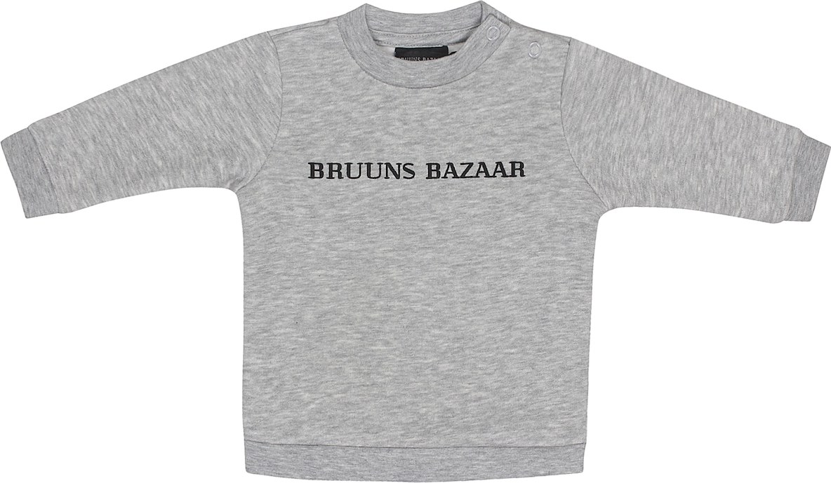 Bruuns Bazaar Kids Mikina šedý melír / černá