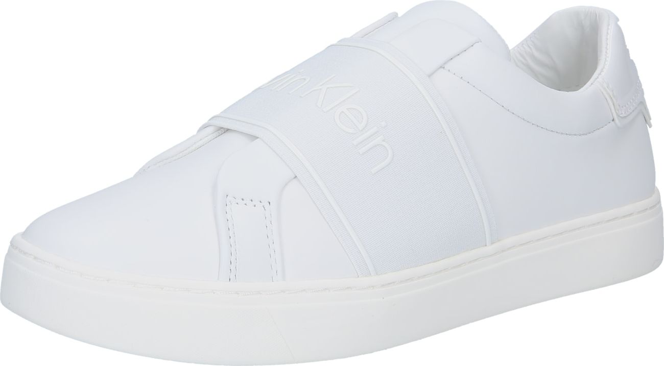 Calvin Klein Slip on boty bílá