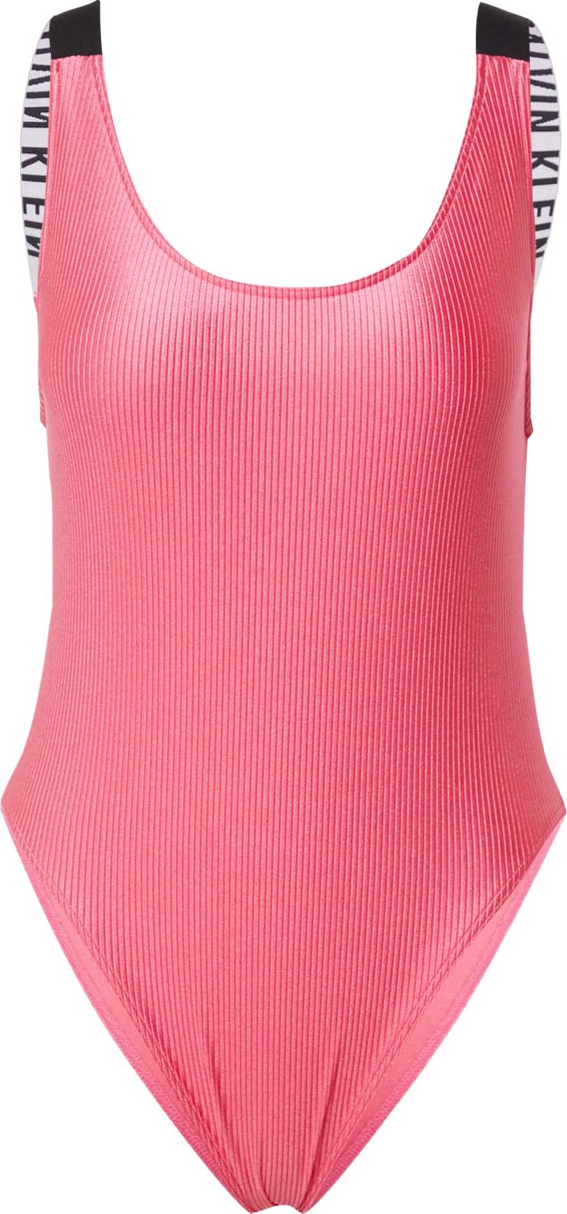 Calvin Klein Swimwear Plavky pink / černá