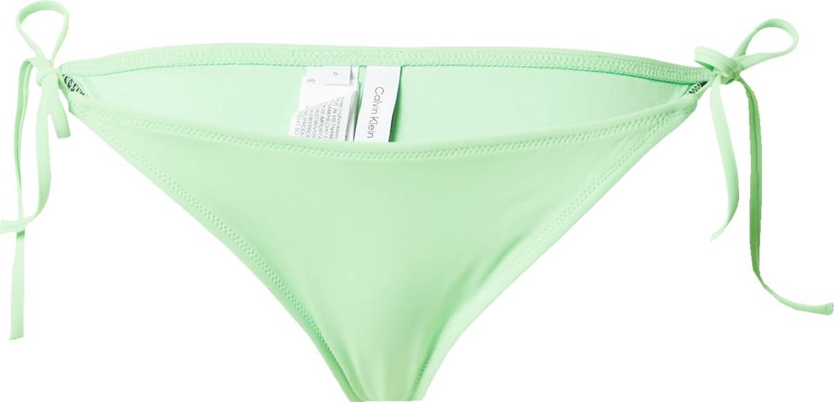 Calvin Klein Swimwear Spodní díl plavek pastelově zelená