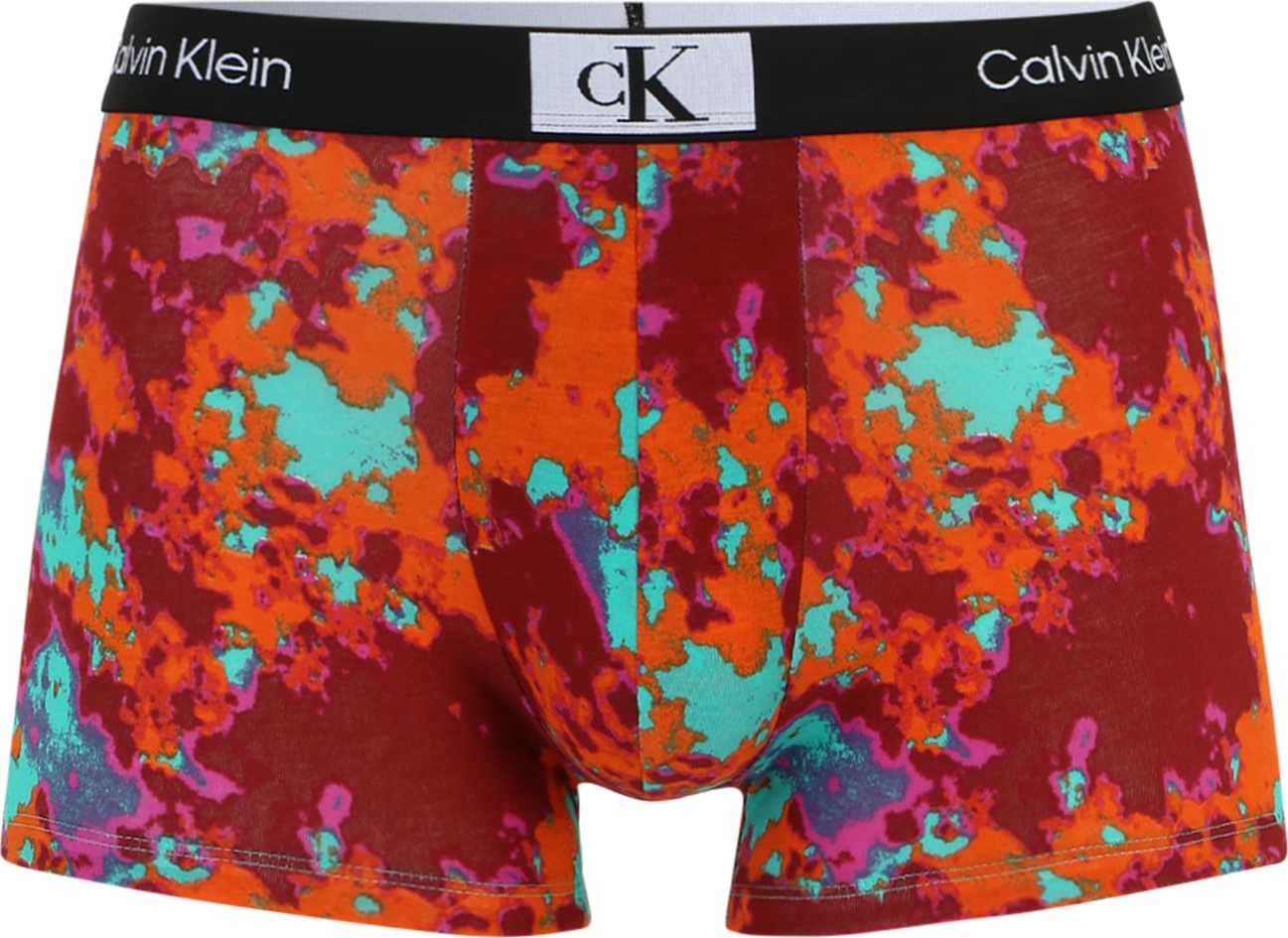 Calvin Klein Underwear Boxerky nefritová / oranžová / pink / červená