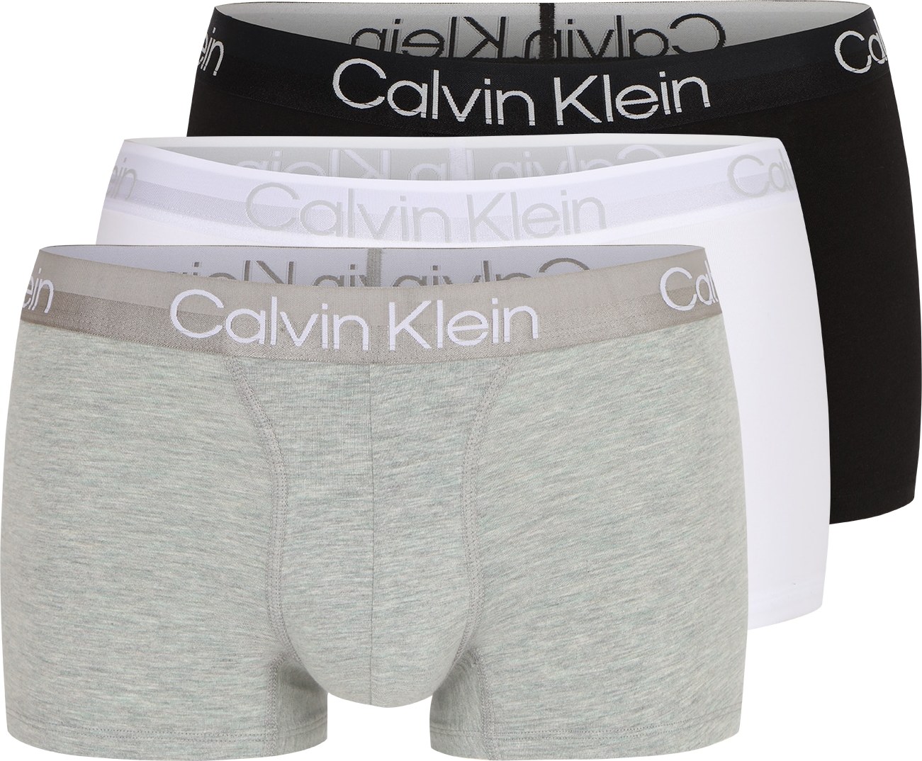 Calvin Klein Underwear Boxerky šedý melír / černá / bílá