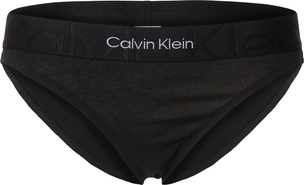 Calvin Klein Underwear Kalhotky černá / bílá