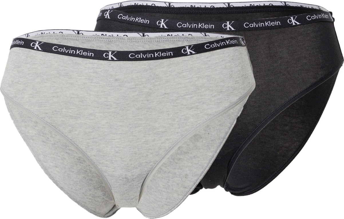 Calvin Klein Underwear Kalhotky šedá / černá / bílá