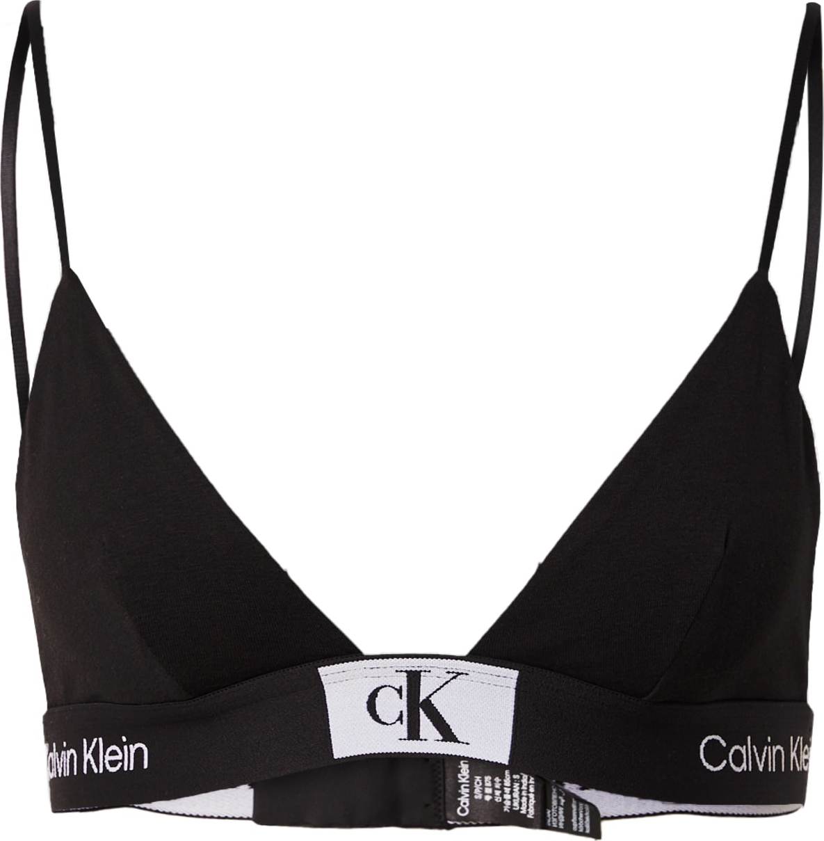 Calvin Klein Underwear Podprsenka černá / bílá