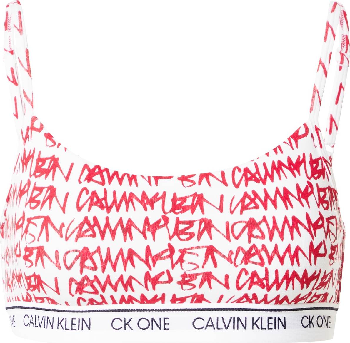 Calvin Klein Underwear Podprsenka červená / černá / bílá